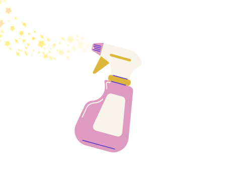 Cleaning sparkle supplies